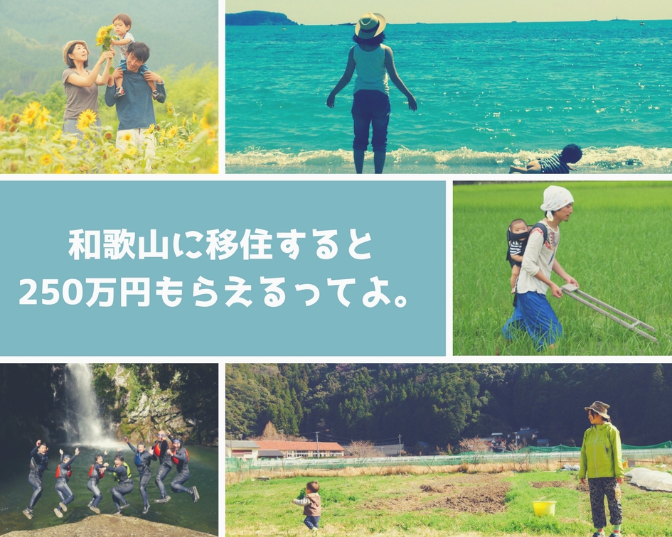 移住者に手厚い補助制度！いま和歌山移住がアツいんです