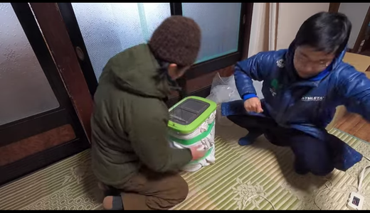 コンポストトイレを強制的に発酵させる実験に成功しました
